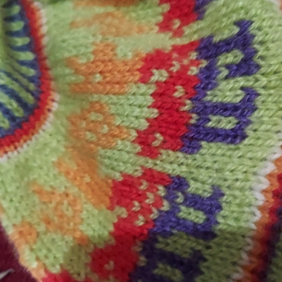 Nwt! Adorable Made In Peru. Alpaca Wool Colorful Beret - Picture 2 of 4